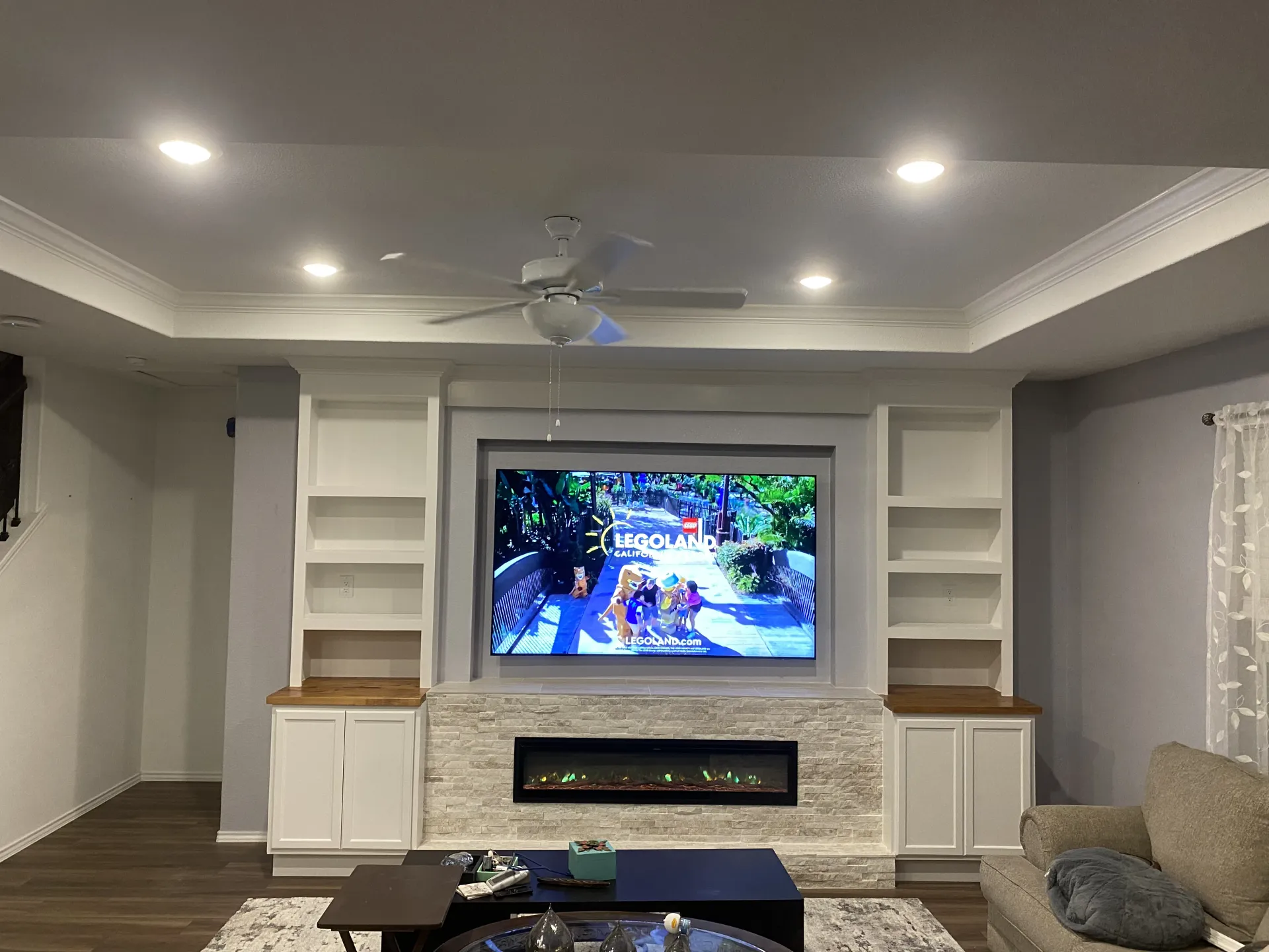 Living room after renovation