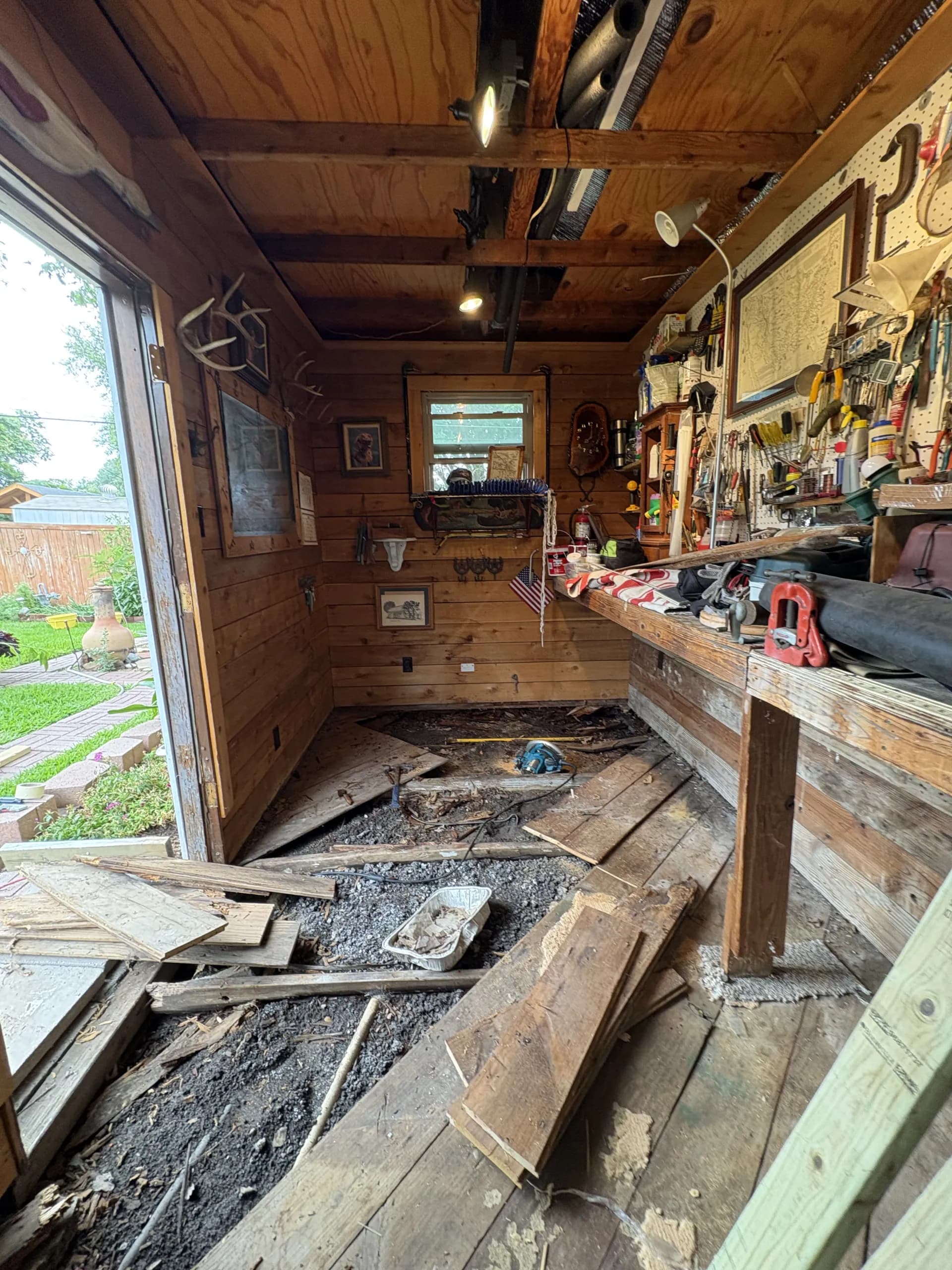 Shed construction - phase 1