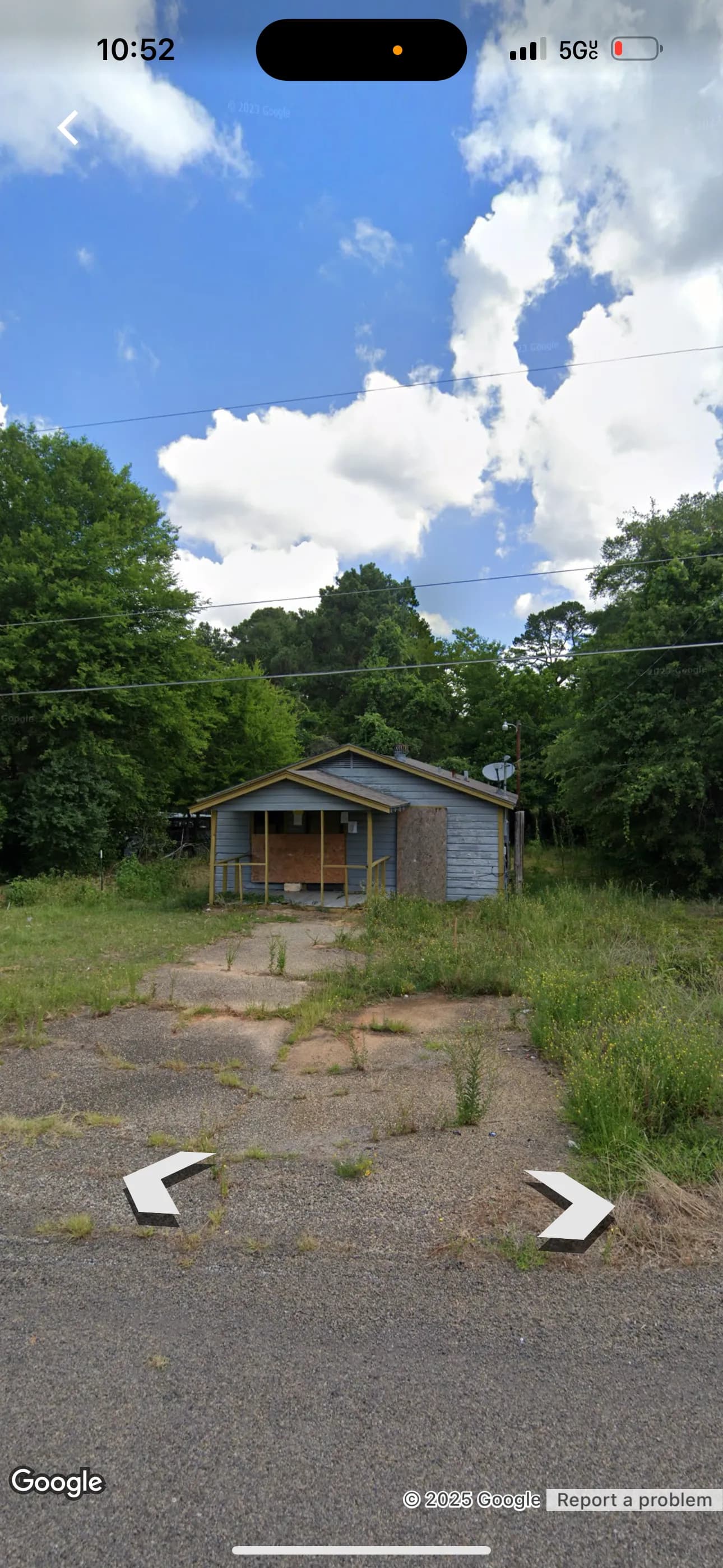 House exterior before renovation